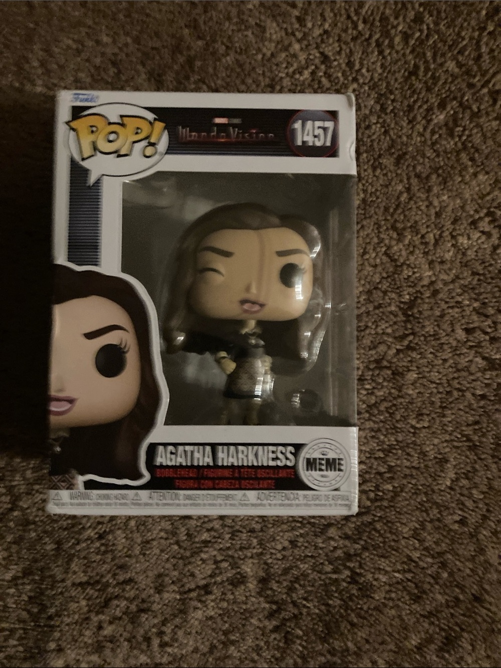 Funko Pop! Agatha Harkness Figure - Black, Cream